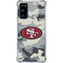 NFL San Francisco 49ers Camo Galaxy S20 FE Clear Case
